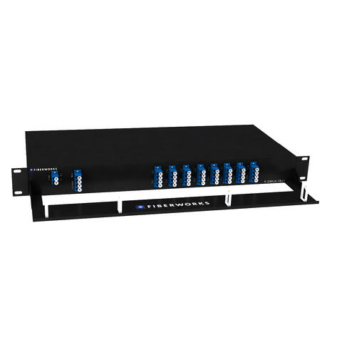 Fiberworks 16+1 ch. 800G DWDM Mux+Demux ITU ch. 21-51, 200 GHz, 1310 WB &amp; Mon.