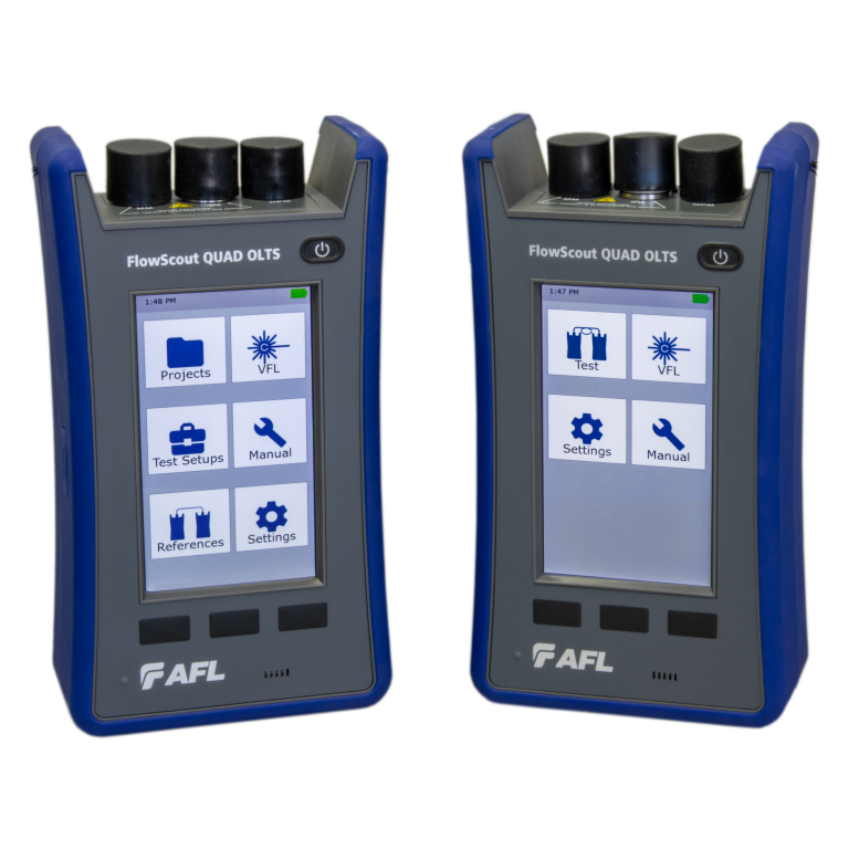 TM-AFL-DFLT-LC  DFLT-KIT-0001MR FlowScout® QUAD OLTS Certification Test Tier 1 OLTS serifisering for SM/MM