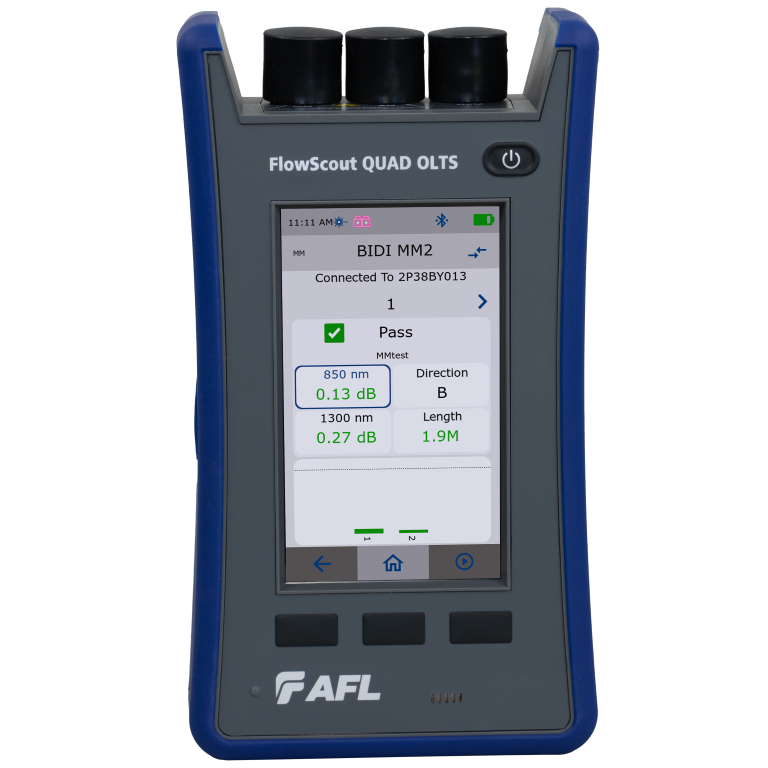 TM-AFL-DFLT-LC  DFLT-KIT-0001MR FlowScout® QUAD OLTS Certification Test Tier 1 OLTS serifisering for SM/MM