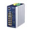 PLN-IGS-6325-8UP2S2X PLANET IGS-6325-8UP2S2X PLANET 8x 1G PoE++, 2x10G SFP+, 2x1G SFP Managed L3 Industrial Switch, DIN