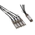 QSFP+ to 4 SFP+ 40G Twinax cable (DAC) Passive, 1.5 meter, Fiberworks
