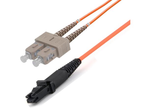 Snor MM DPX ST/PC-MTRJ(f)/PC 2 m 62,5/OM1 2x ø2mm Oransje (MTRJ Hunn) 