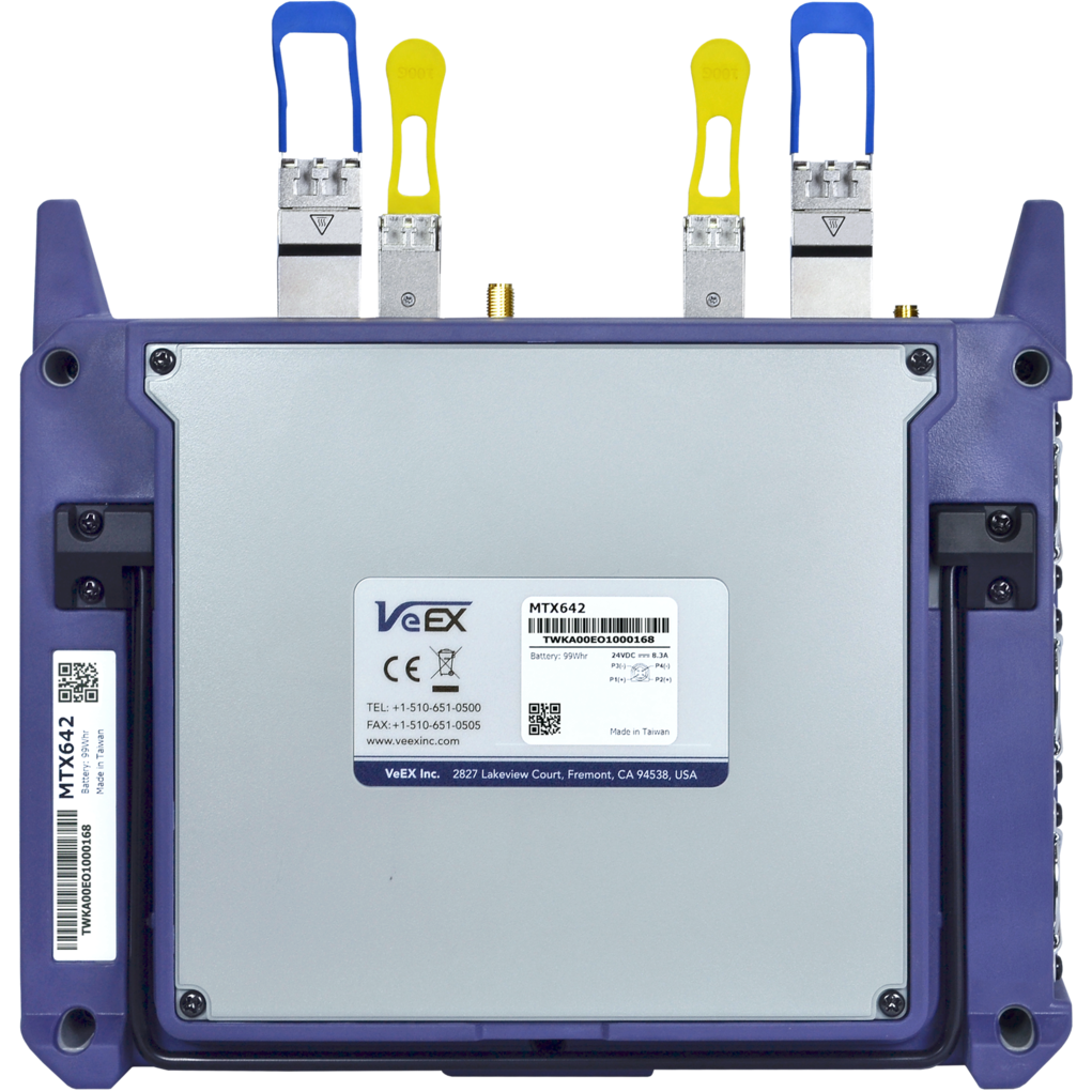 VX-MTX642 VeEX Z04-06-003P VeEX MTX642 - 2x400GE multi-service h&#229;ndholdt testplattform