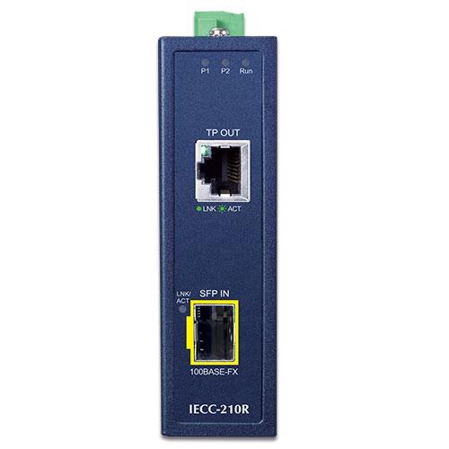 MC-PLANET-IECC-210-K PLANET IECC-210-KIT Industrial EtherCAT Media Converter Kit IECC-210T + IECC-210R, 1x RJ45, 1x SFP