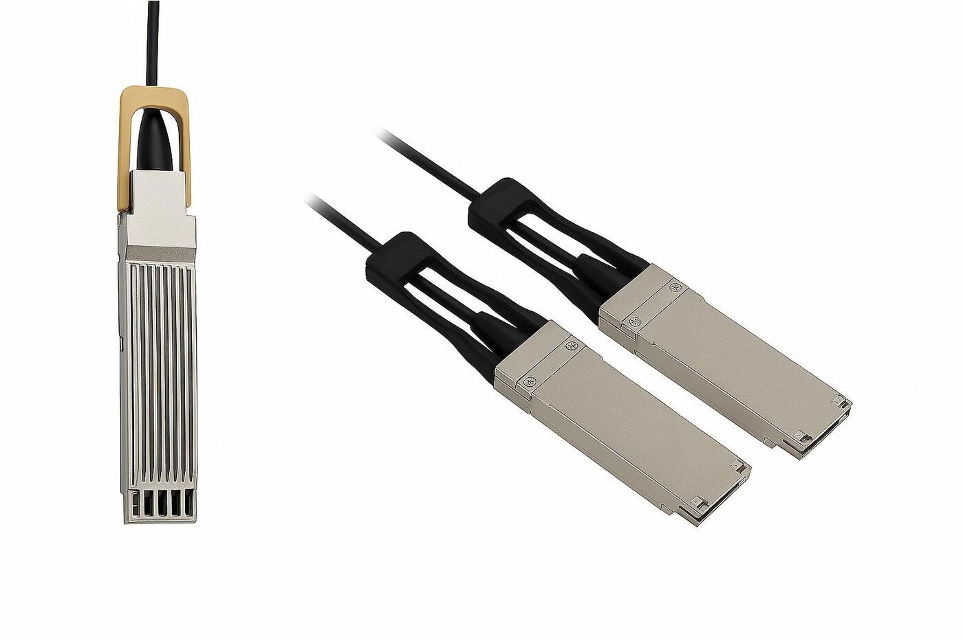 OSFP-O-2xQ56-DAC Fiberworks AS  OSFP Finned 400G to 2x QSFP56 200G DAC Passive, 400GBASE-CR8