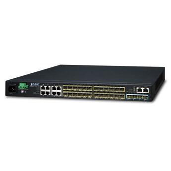 PLN-SGS-6341-16S8C4X PLANET SGS-6341-16S8C4XR PLANET L3 24x SFP, 8x RJ45, 4x 10G SFP+ Stackable Managed Gigabit Switch, AC/DC