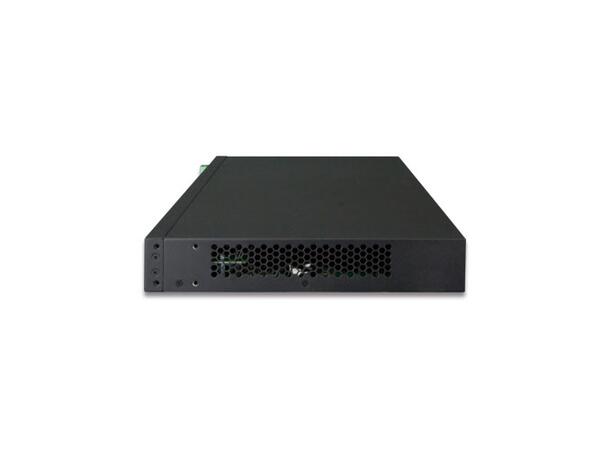 PLANET L3 24x SFP, 8x RJ45, 4x 10G SFP+ Stackable Managed Gigabit Switch, AC/DC 