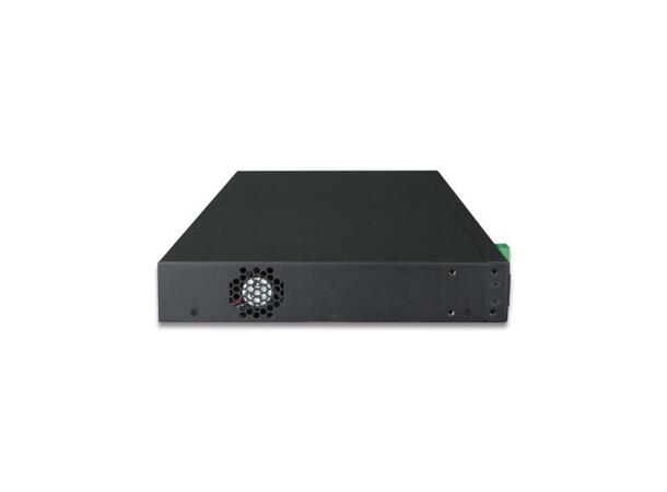 PLANET L3 24x SFP, 8x RJ45, 4x 10G SFP+ Stackable Managed Gigabit Switch, AC/DC 