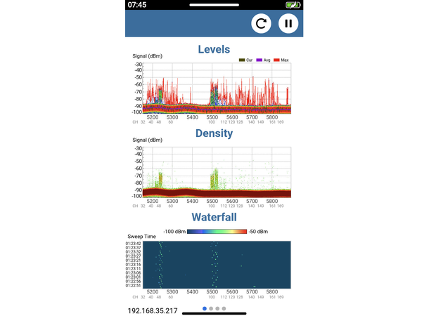 WX90 - Wi-Fi 7 Expert Test Toolkit WiFi Scan, Spektrum analysator 