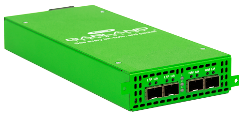 GT-P10GSFP+A Garland Technology P10GSFP+A Garland 1G/10G SFP+ TAP Configurable, 4 SFP+ ports, AC power