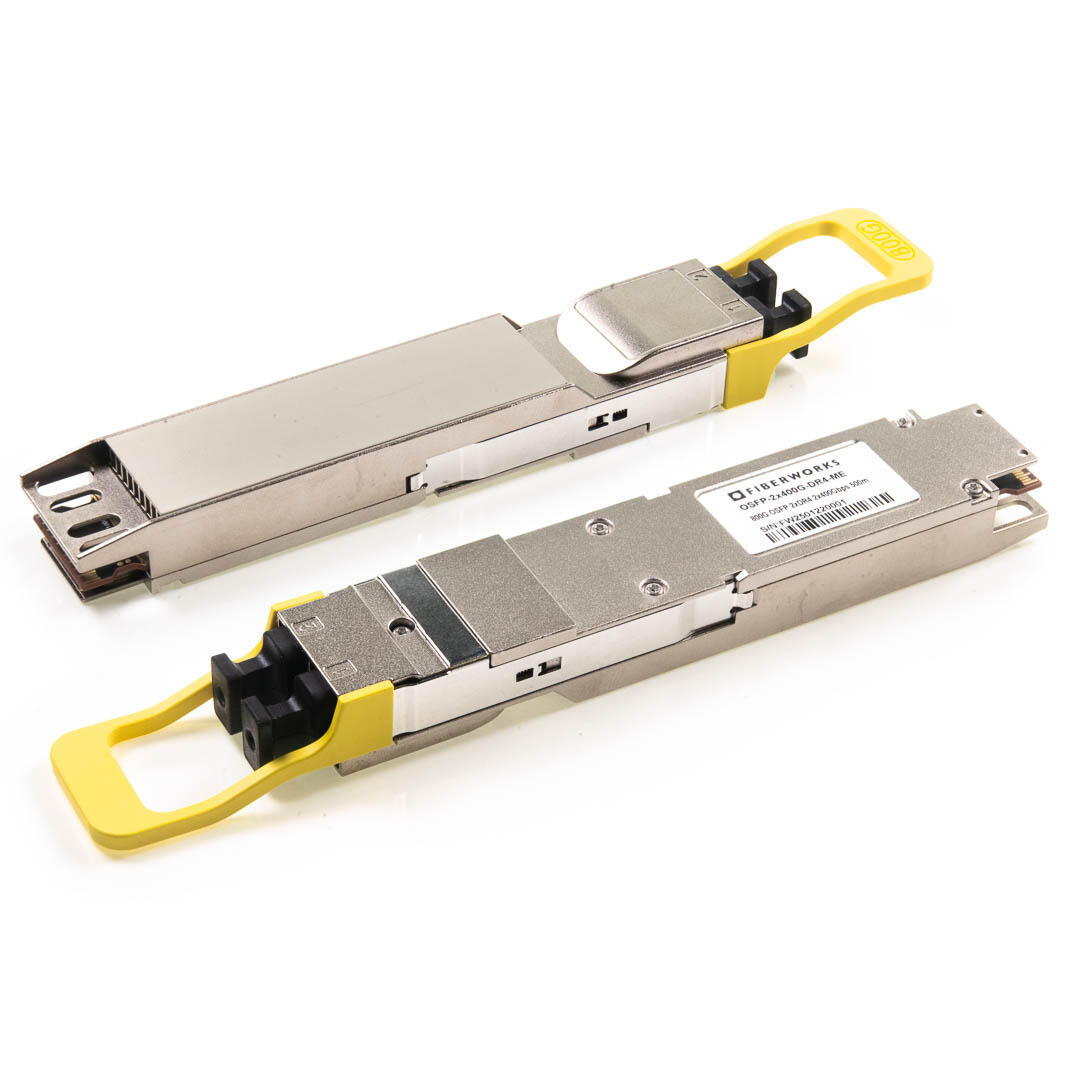 OSFP-C-800G-DR8 Fiberworks AS  OSFP Closed, 800Gbase DR8, 500m 1310nm, 3dB, SM, 2x MPO16