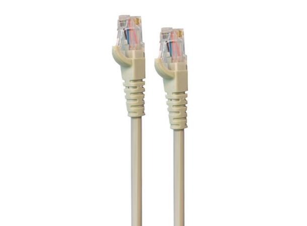 Patch cable Cat.6A U/UTP Grey 25 m AWG 24/7, "Snag-less" Overmold, LSZH 