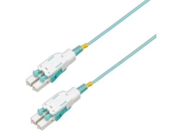 Snor SEL MM Uniboot LC-LC 5 m 50/OM3 BIF ø1,6mm Aqua, FlexULC Pro 