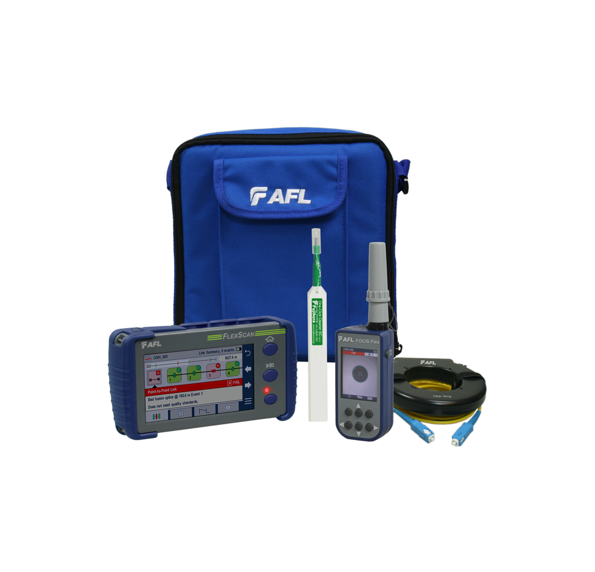 AFL-FS200-100-PP1W-A AFL FS200-100-PRO-P1-W1 AFL FS200-100 PRO OTDR 1310/1550nm 39/37 dB, OLS/OPM, Wifi/BT, Focis Flex