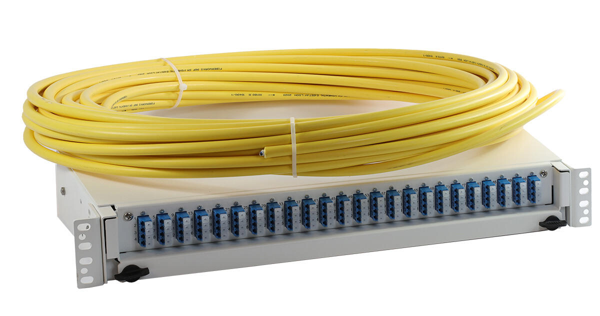 P15-Y48MS-SCA-PIG280 Fiberworks AS  Panel preterm 1,5U G48 QXAI SCA-PIG 280m SC/APC i 1,5U panel, &#229;pen ende B