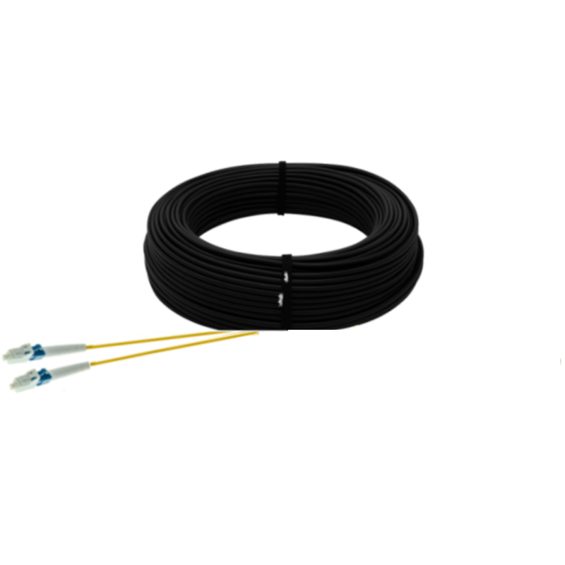 PK-S02TB-LCU-PIG-90 Fiberworks AS  Preterm SM G2 SUPRA LC/UPC-Åpen 90 m 9/OS2 G.657.A2  Dca, ø2,0mm haler 0,5 m