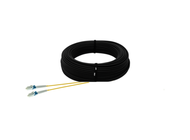 Preterm SM G2 SUPRA LC/UPC-Åpen 90 m 9/OS2 G.657.A2  Dca, ø2,0mm haler 0,5 m 