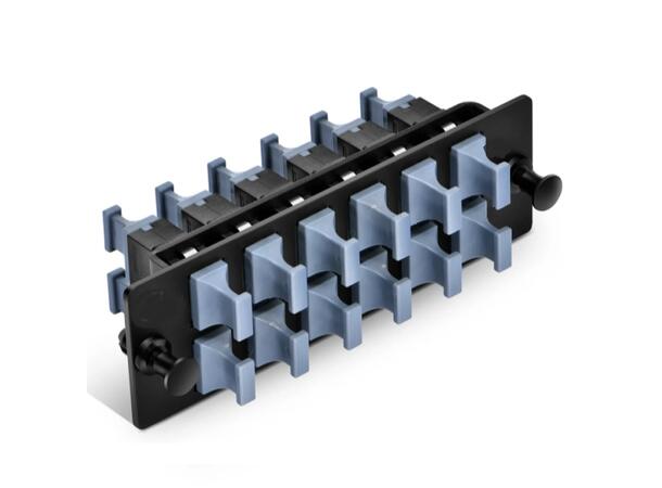 Adapterplate MPB4 med12x MPO/MTP adapter Type A (Nøkkel opp/ned) for Base-8/12/24 