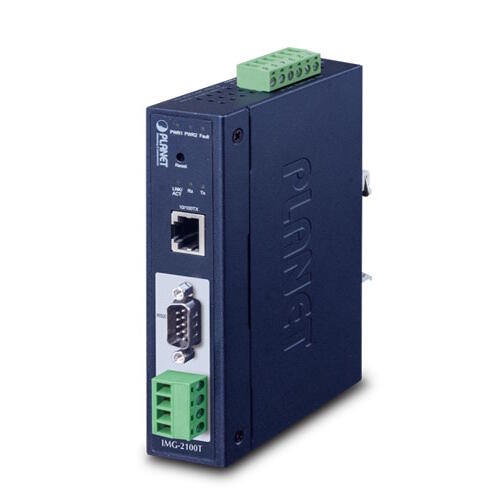 MC-PLANET-IMG-2100T PLANET IMG-2100T IMG-2100T Industrial Serial Gateway RS-232/RS-422/RS-485 DB-9 to RJ45