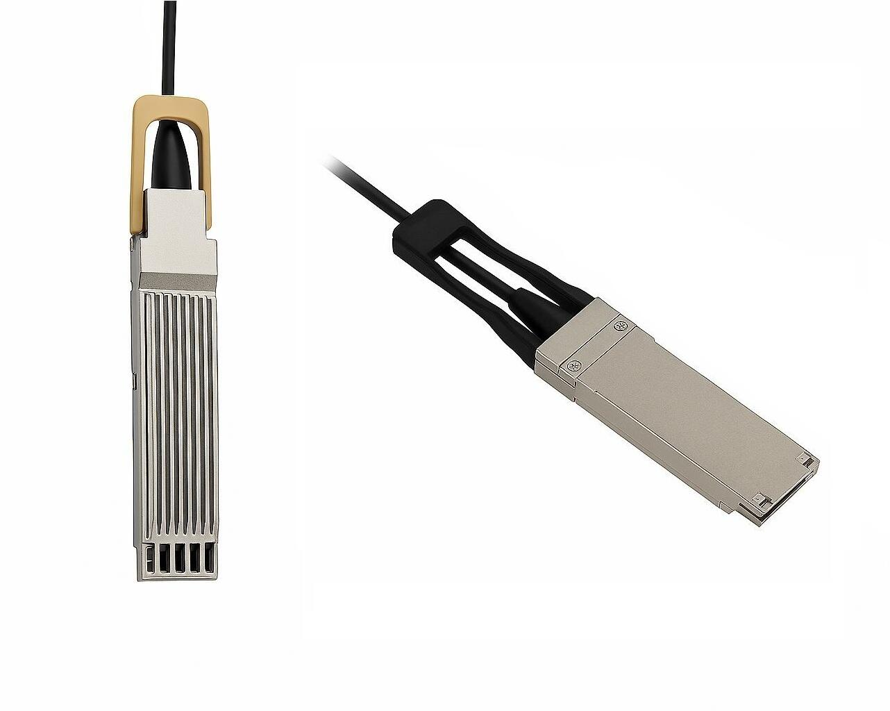 OSFP-O-N-400G-DAC Fiberworks AS  OSFP Open to RHS 400G Copper Twinax DAC Passive, 400GBASE-CR8