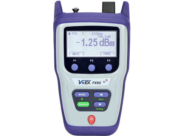 VeEX OLTS FX82 + FX83 Testsett MM/SM 850/1300//1310/1550nm 