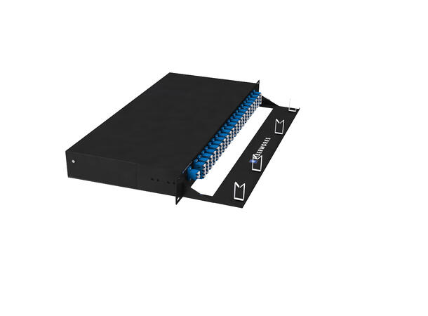 Fiberworks 40+1 DWDM Mux+Demux 19" 1RU Ch. 21-60, Wide, 1310WB, Monitor, LC/UPC 