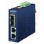 IGT-2205AT-E Industrial GigE Media Conv. 2xRJ45 og 2xSFP, 2x 12-58V DC
