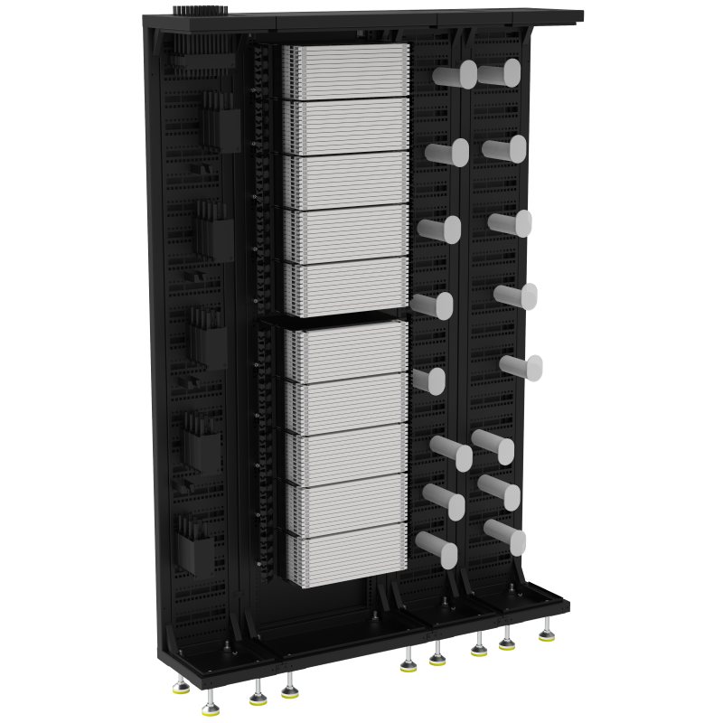 MPB1-ODS-xxU Fiberworks AS  Optisk Distribusjons Stativ xxU For montering av MPB1 FOD