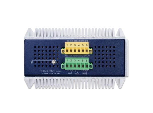 PLANET 5x 1G/10G SFP+, 1x 100M-10G RJ45 Managed L3 Industrial Switch, DIN 