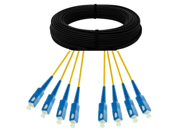 Preterm SM G4 SUPRA SC/UPC-SC/UPC 125 m 9/OS2 G.657.A2  Dca, ø2,0mm haler 0,5 m 