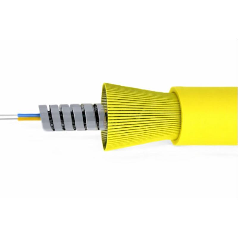 P-7A2-UAY-LCU-LCU-xx Fiberworks AS  Snor SM DPX Armert LC/UPC-LC/UPC xx m 9/OS2 G.657.A2 ø2mm Gul, LC Uniboot