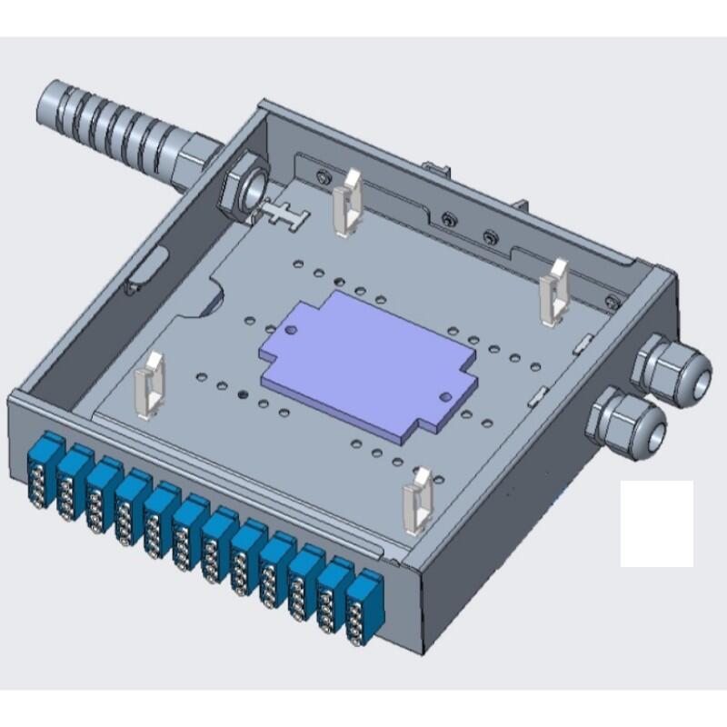 PD3-Y48MS-LCU-PIG-10 Fiberworks AS  DIN-boks Ultra preterm G48 LCU-Åpen 10 m LC/UPC i DIN Boks, åpen ende B
