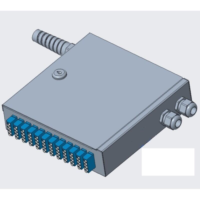 PD3-Y48MS-LCU-PIG-10 Fiberworks AS  DIN-boks Ultra preterm G48 LCU-Åpen 10 m LC/UPC i DIN Boks, åpen ende B