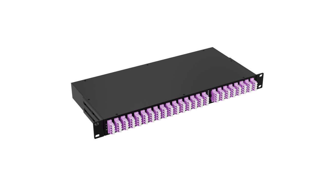 F-TAP-16-OM4-5050-LP Fiberworks AS  Fiberworks Network Tap, 50% mon. 16 taps OM4 50/125, IL 4.1 dB, 1U 19", LC/PC