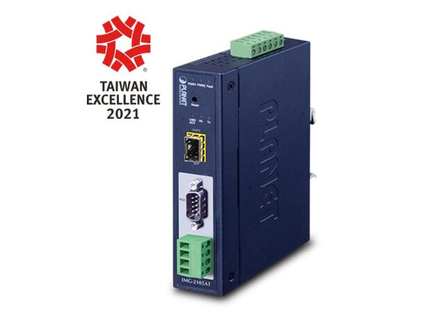 IMG-2105AT Industrial Serial Gateway RS-232/RS-422/RS-485 DB-9 to SFP 