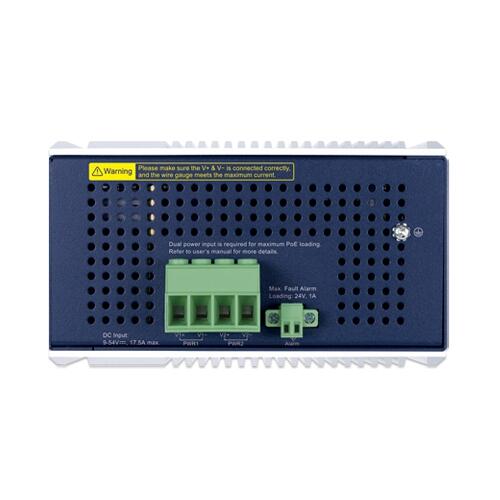 PLN-IGS-5225-4UP1T2S PLANET IGS-5225-4UP1T2S-12V PLANET 4x 1G RJ45 PoE+, 2x 1G/2.5G SFP Managed L3 Industrial Switch, DIN, 12V