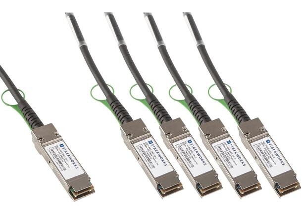 QSFP-DD to 4 QSFP56 Twinax cable (DAC) 4x 100GBASE-CR4, DAC, 2m, Cisco 