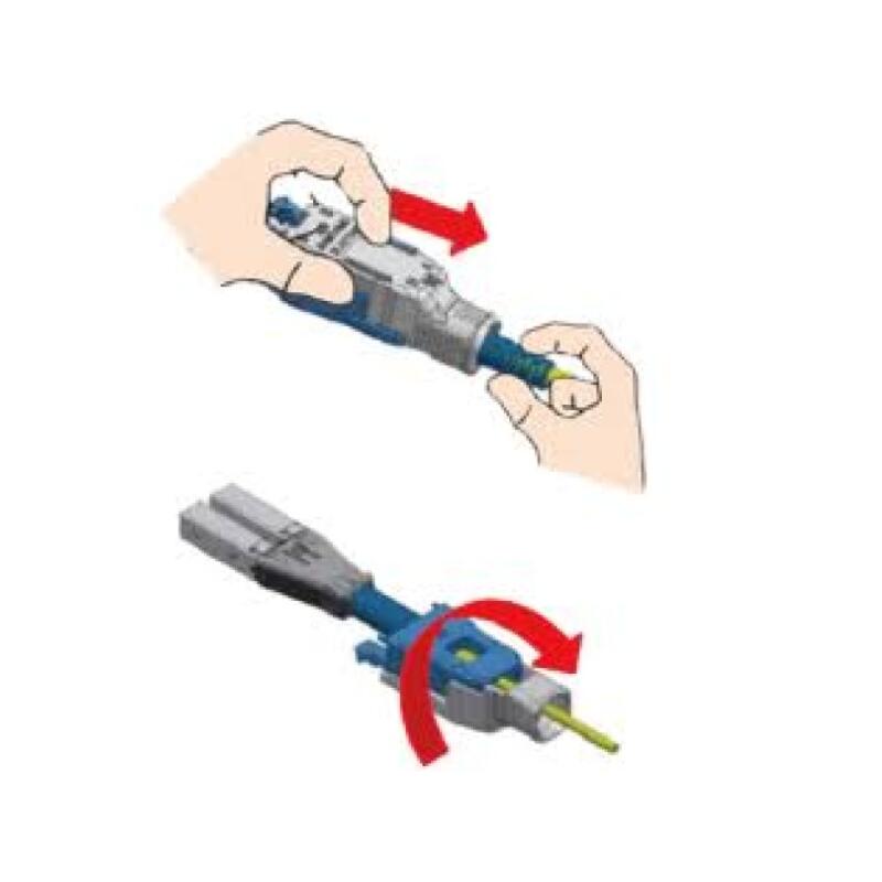 P-OM3-SEL-LCP-LCP-01 Sumitomo Electric CB-3002YN4CRR001M-XX Snor SEL MM Uniboot LCP-LCP 1 m 50/OM3 BIF ø1,6mm Aqua, FlexULC Pro